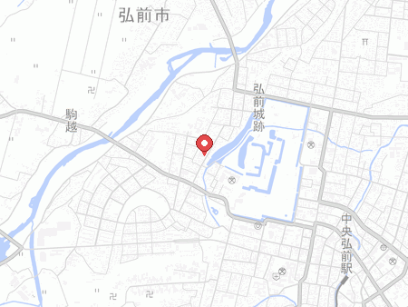 弘前市民体育館の地図