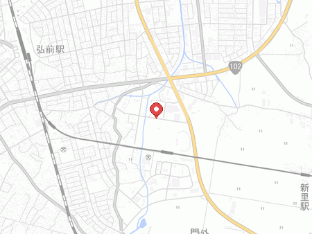 青森県武道館の地図