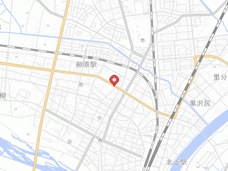北上市民黒沢尻体育館の地図