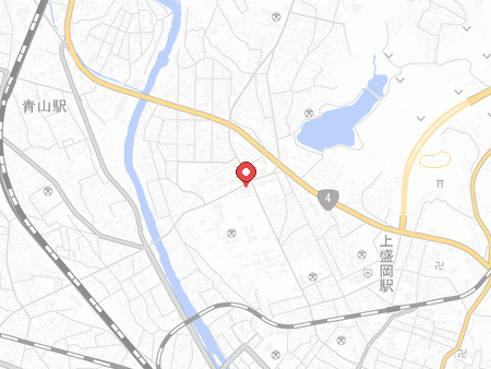 盛岡体育館の地図