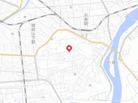 石巻市総合体育館の地図