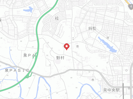 仙台市泉総合運動場泉体育館の地図