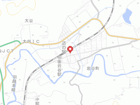 由利本荘市総合体育館の地図