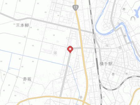 横手体育館の地図