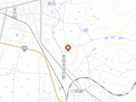 南陽市民体育館の地図
