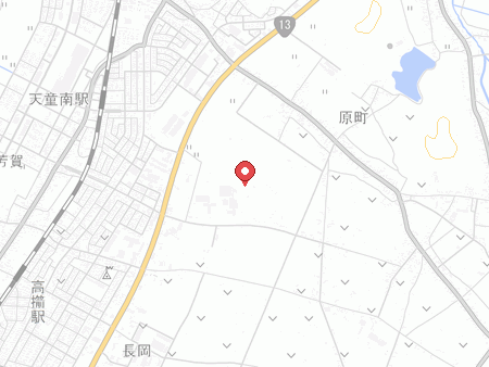 山形県総合運動公園総合体育館の地図