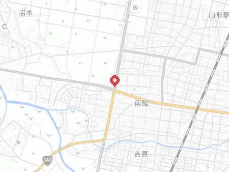 自遊空間 山形高堂店の地図