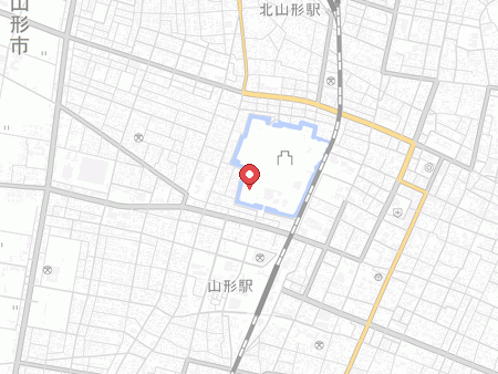 山形県体育館の地図