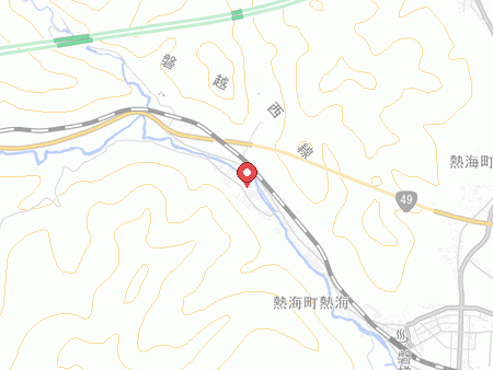 ホテル華の湯の地図