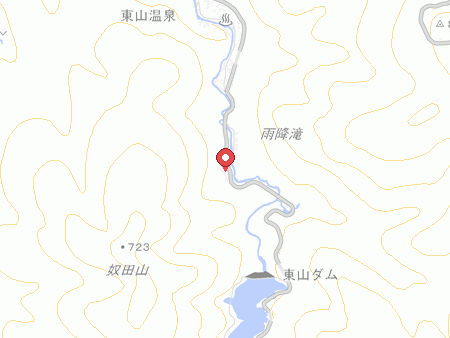東山グランドホテルの地図