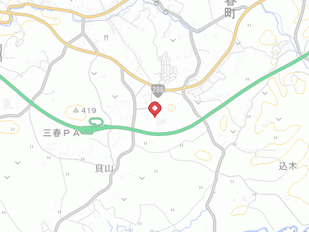 三春町町民体育館の地図