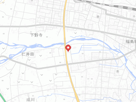福島市国体記念体育館の地図
