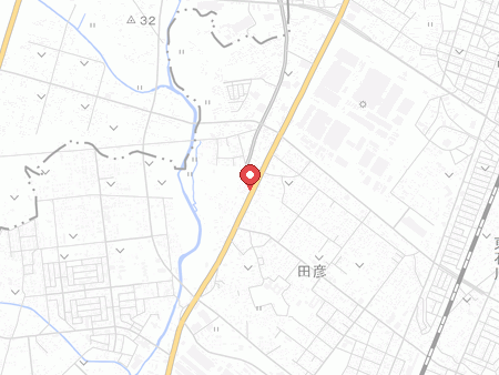 勝田パークボウルの地図
