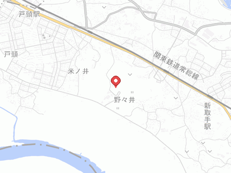 取手グリーンスポーツセンターの地図