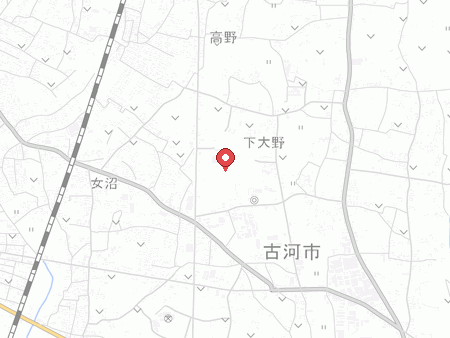古河市中央運動公園総合体育館の地図