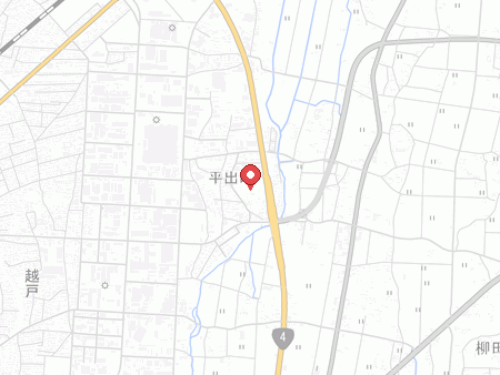 RAIDEN卓球場の地図