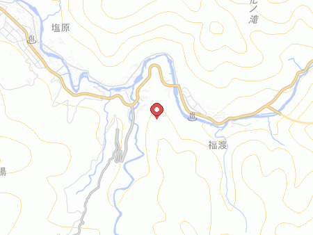 かんぽの宿塩原の地図