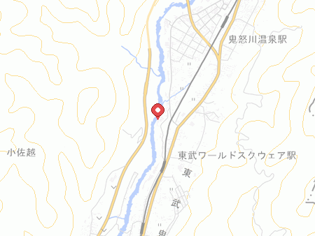 せせらぎの宿鬼怒川温泉ホテル万葉亭の地図