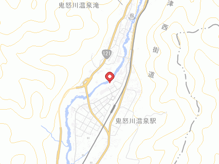 鬼怒川温泉絶景の宿佳祥坊福松の地図
