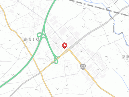 鹿沼市体育館の地図