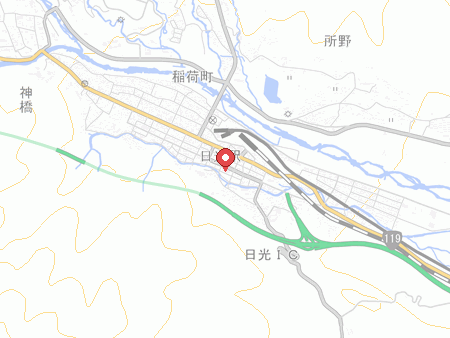 日光体育館の地図