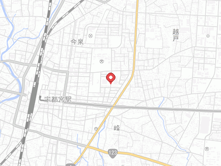 宇都宮市体育館 ブレックスアリーナの地図