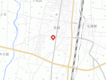 下野市石橋体育センターの地図