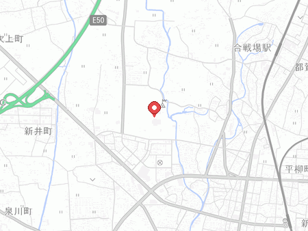 栃木市総合体育館の地図