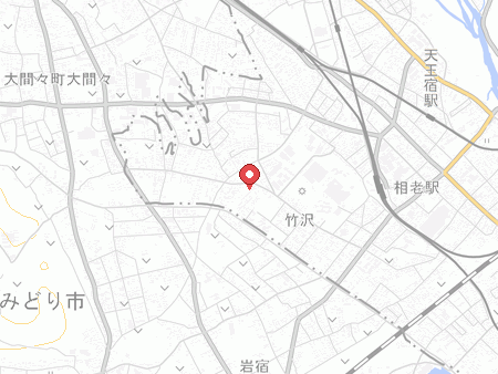 自遊空間 桐生店の地図