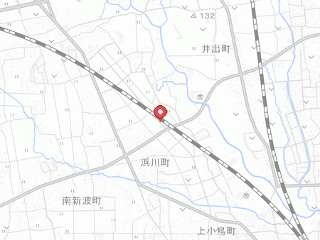 浜川体育館の地図