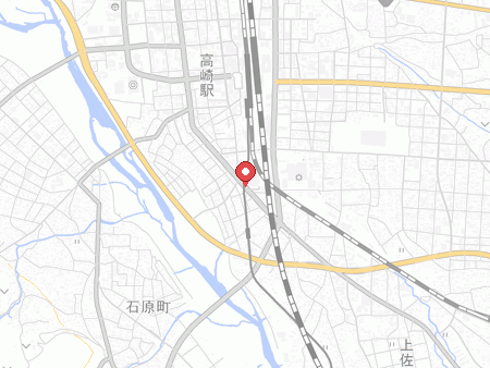 高崎アリーナの地図
