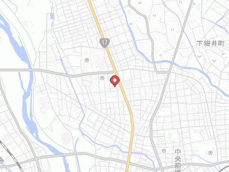 自遊空間 前橋国領町店の地図