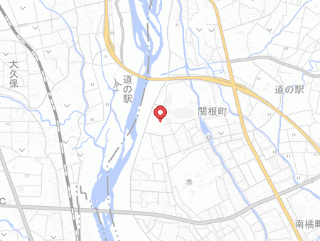 群馬県総合スポーツセンター（ぐんまアリーナ）の地図