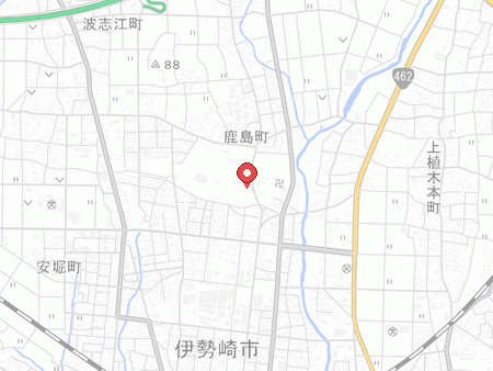 伊勢崎市民体育館の地図