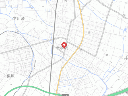 個室マシン卓球場GION 幸手久喜店の地図