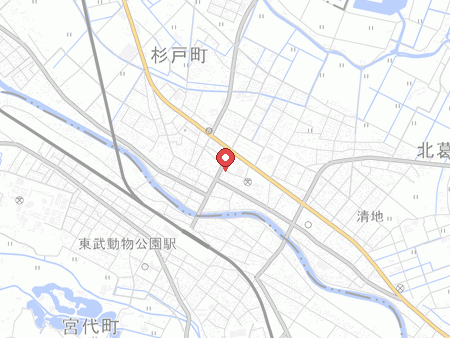 三五八卓球クラブの地図