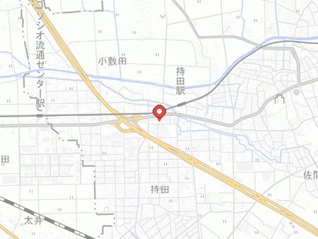 コナミスポーツクラブ 行田の地図