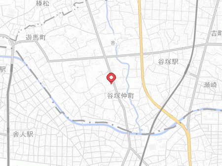 ラウンドワン 草加店の地図