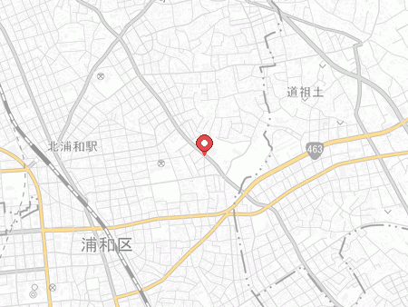 浦和駒場体育館の地図