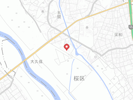 浦和西体育館の地図