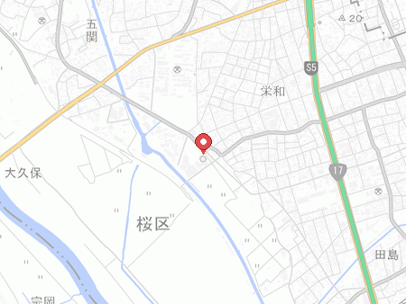 さいたま市記念総合体育館の地図