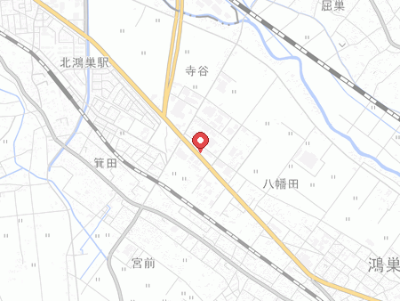 ラウンドワン さいたま・鴻巣店の地図