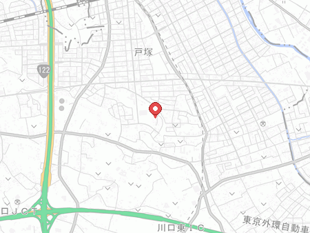 川口市立戸塚スポーツセンターの地図
