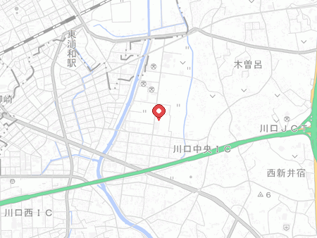 川口市北スポーツセンターの地図