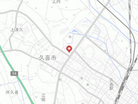 自遊空間 久喜店の地図