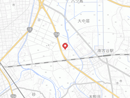 初雁卓球場の地図