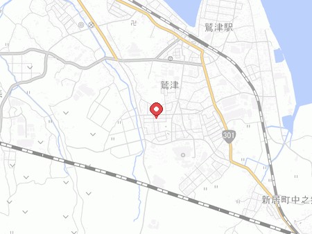 いつき鷲津卓球場の地図