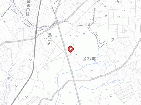 石和カフェ卓球場の地図