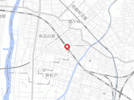 流山卓球コミュニティセンタ―の地図