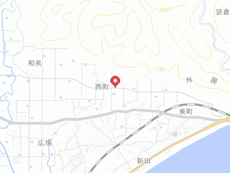 鴨川館の地図